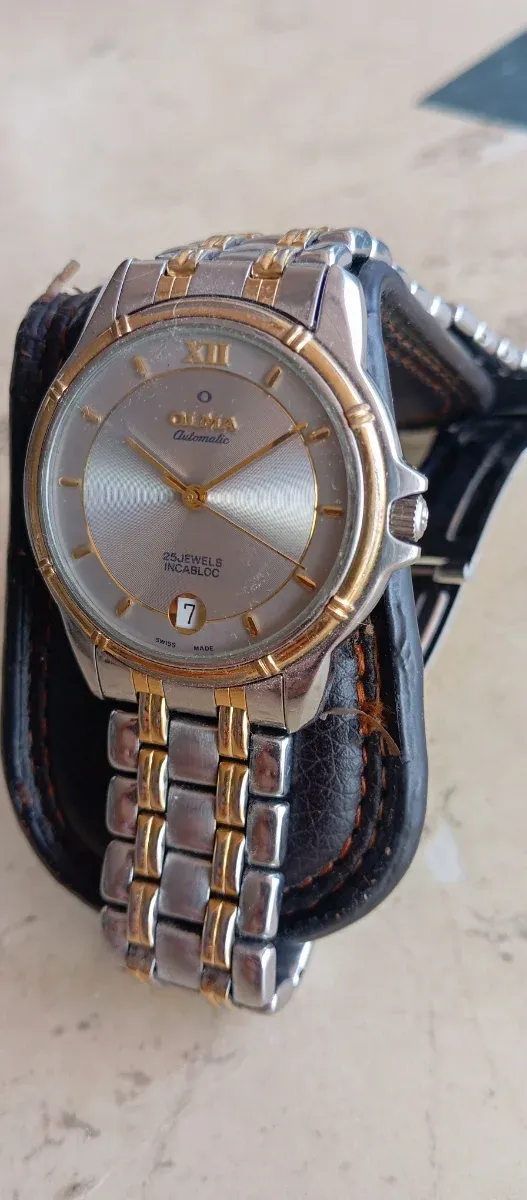 Reloj Suizo Olma Automático ETA 2824 25 Jewels Oro