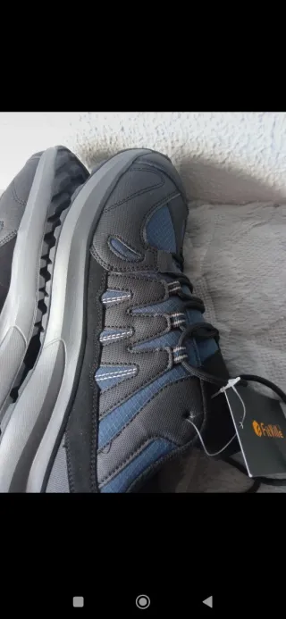 Zapatillas Fitwill Negras y Azules talla 45