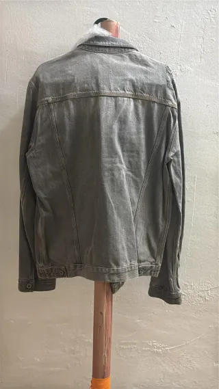 Cazadora vaquera gris oversize M
