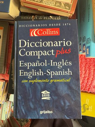 Collins diccionario inglés compact plus español...