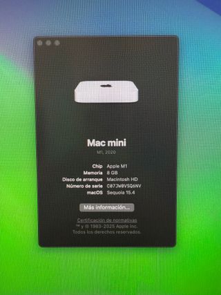 Mac mini M1 8GB 256GB