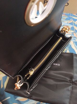 Bolso Pinko Love Click Mini Negro