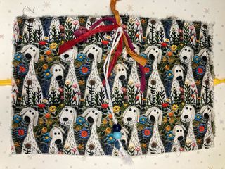 Libreta artesanal perros y 2 bolígrafos