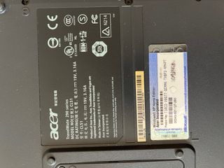 Portátil Acer TravelMate 290 Gris/Plata