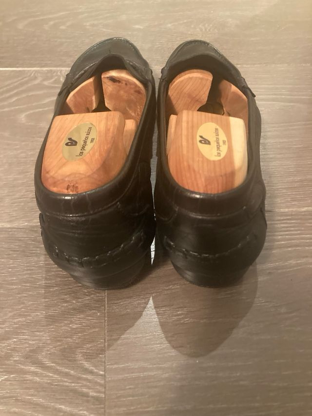Mocasines Castellano 1920 de piel negra 40