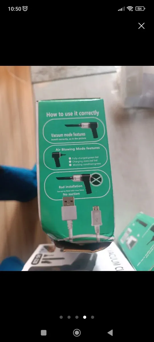 Mini Aspirador 3 en 1 Portátil