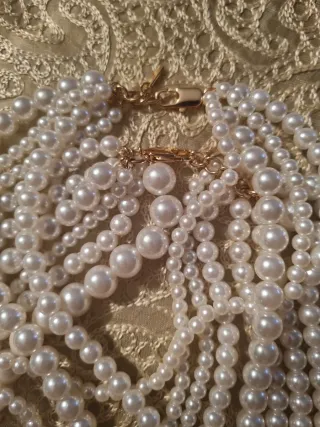 Collar perlas ZARA