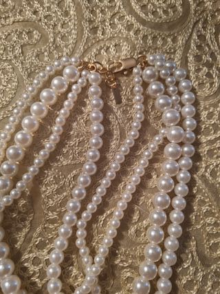 Collar perlas ZARA