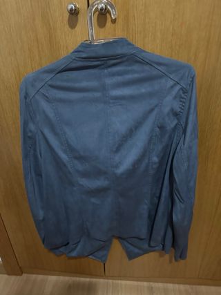 Chaqueta Antelina azul 