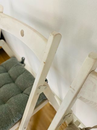 Mesa de comedor y 4 sillas plegables 130 IKEA 