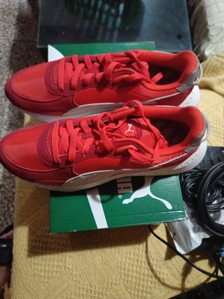Deportivas Puma Rojas Talla 46 Nuevas