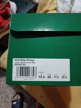 Deportivas Puma Rojas Talla 46 Nuevas