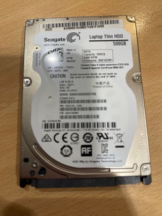 Disco Duro 2’5” Seagate 500GB Laptop Thin HDD
