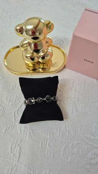 Pulsera Tous Ónix y Plata