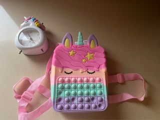 Mochila y reloj unicornio