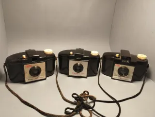 3 fotocamere Kodak Brownie 127