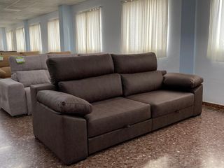 Nuevo sofa cama dos plazas marron