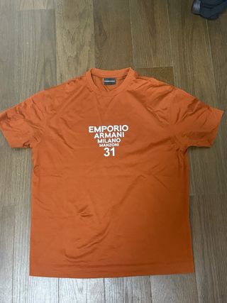 Camiseta Emporio Armani Naranja