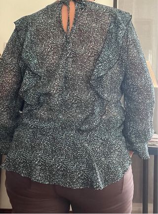 Blusa Encuentro manga larga vaporosa talla 44