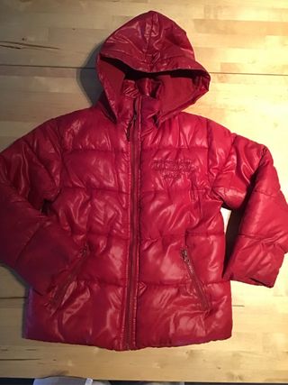 Anorak Lefties niño 7-8 años rojo