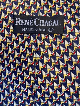 Corbata RENE CHAGAL Seda Vintage