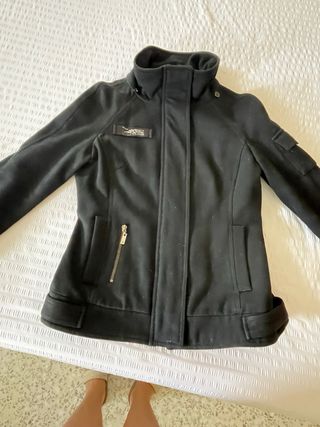 Chaqueta Adolfo Domínguez Negra Talla 40