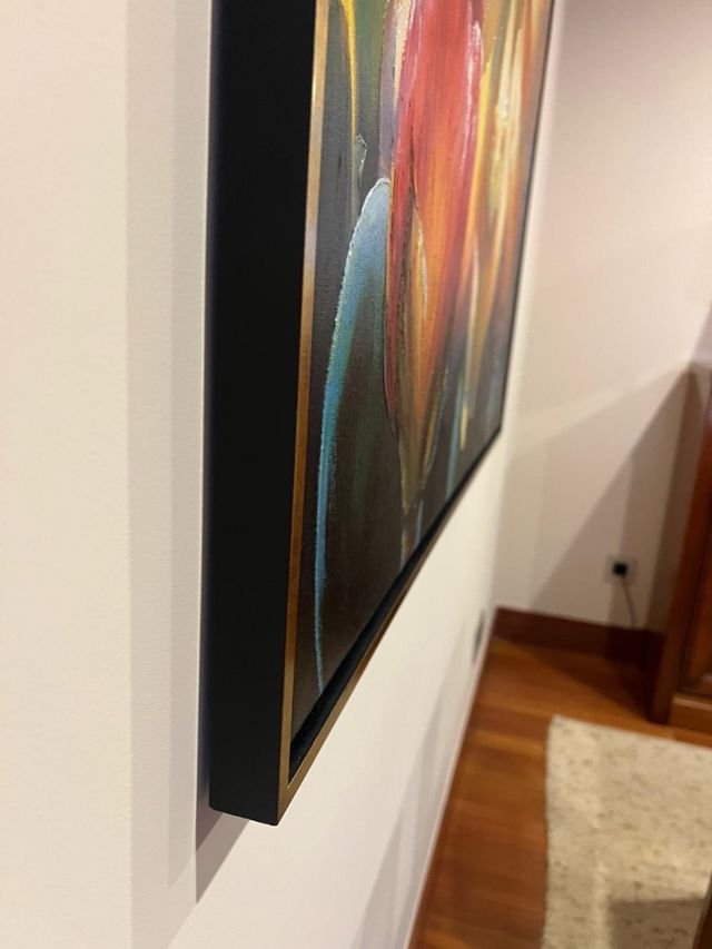 Cuadro Grande Flor Multicolor