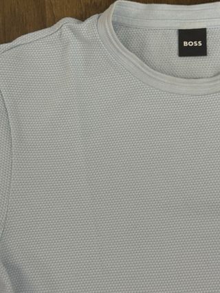 Camiseta BOSS azul hombre