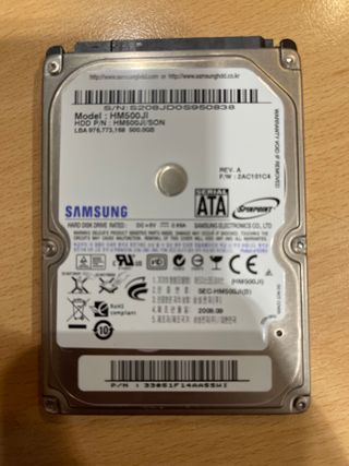 Disco Duro Samsung 2.5 500GB SATA