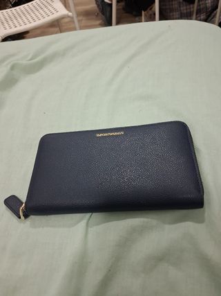 Cartera Emporio Armani Azul Original