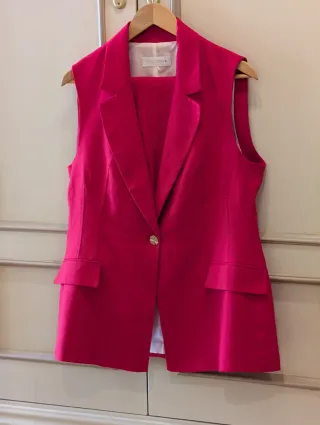 Chaleco Zara Rojo Talla XL