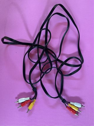 Cable RCA Triple Entrada Blanco Rojo Amarillo