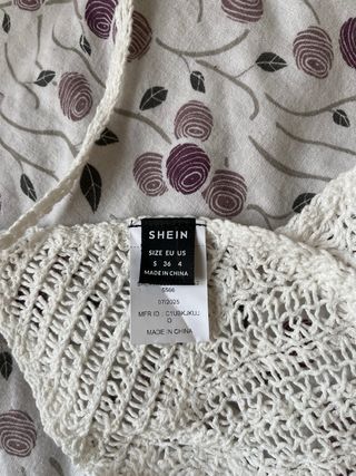 Top Ganchillo Blanco