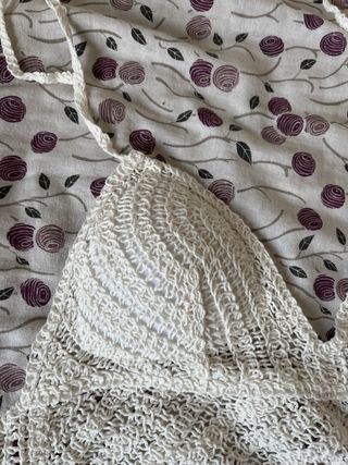 Top Ganchillo Blanco