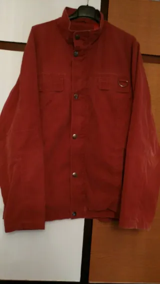 Cazadora roja hombre talla 52