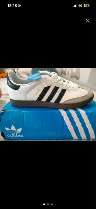 Adidas Samba Blancas y Negras