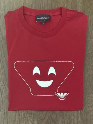 Camiseta Emporio Armani Roja Talla M