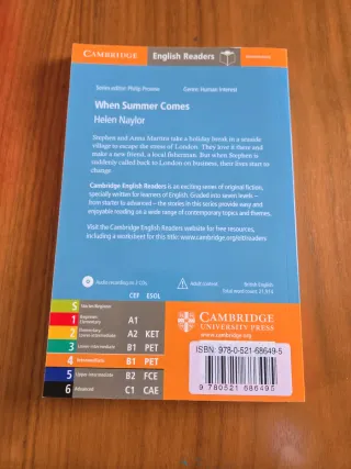 When Summer Comes Level 4 Intermediate Book wit...
