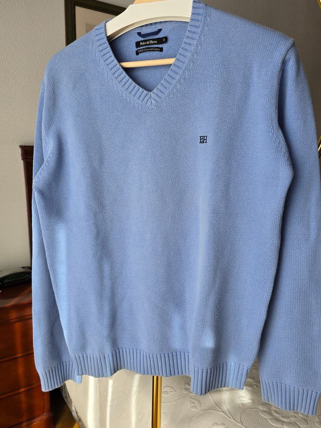 Jersey Pedro del Hierro Algodón Azul Talla S