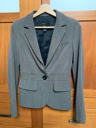 Mango Traje Gris