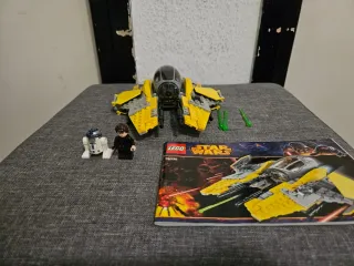 Lego Star Wars droides y Jedi Interceptor.