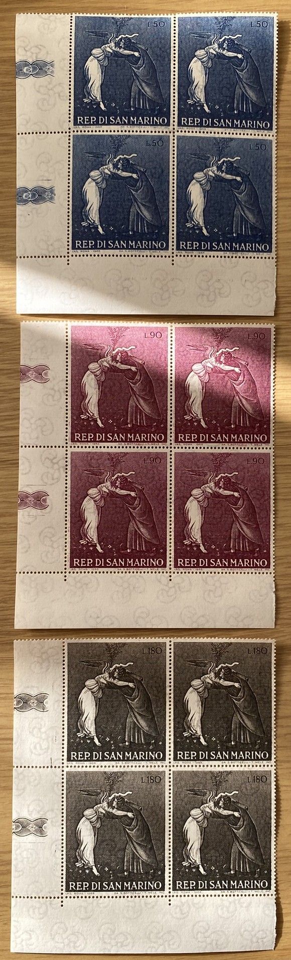 Francobolli San Marino 1968 Natale (MNH**)