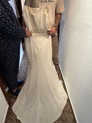 Vestido Novia Dos piezas