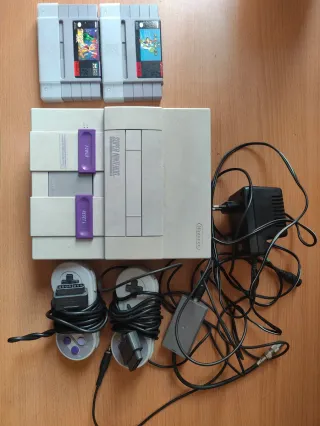 Super Nintendo Americana + Mandos + Juegos
