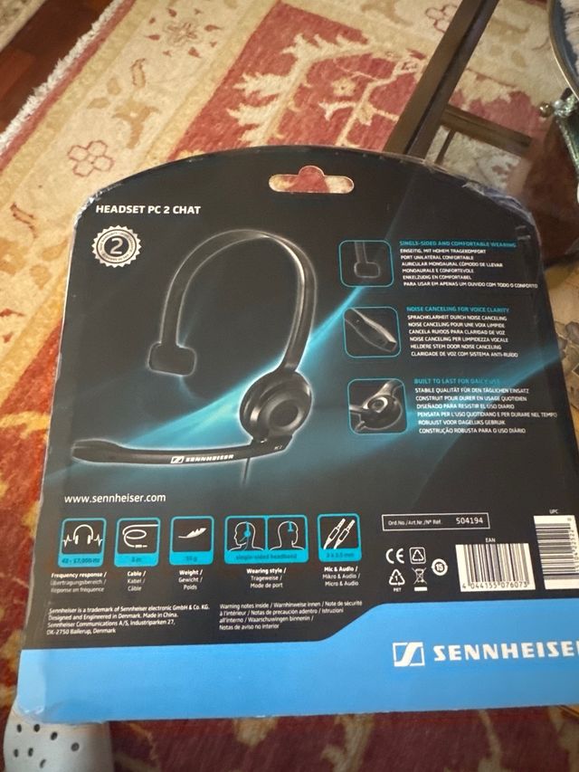 Auriculares Sennheiser PC 2 Chat