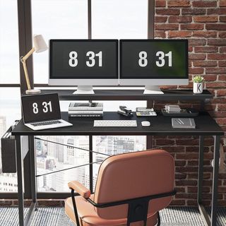 Escritorio con Soporte Monitor 100x50x84cm