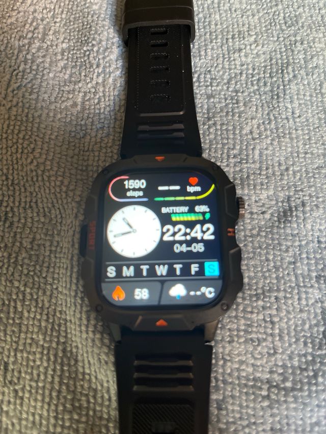 Reloj Inteligente QX12_421B Negro