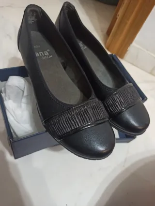 Zapatos Jana Soft Line Mujer Talla 42 Negro