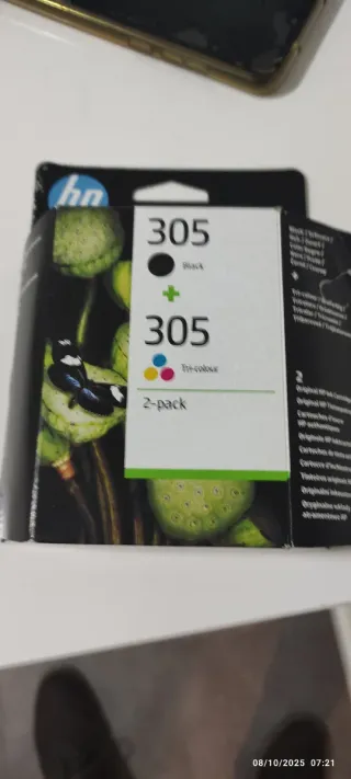 Cartuchos Tinta HP 305 Negro y Tricolor