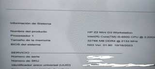 HP G2 Mini Workstation